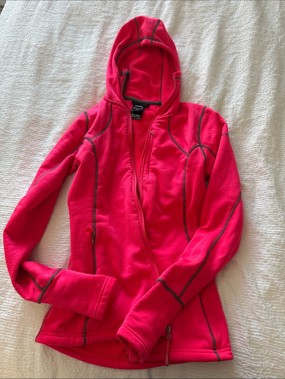 Avalanche Women's Hooded Fleece Jacket - Bright Pink